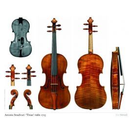 Poster Stradivari violin "Titian" 1715