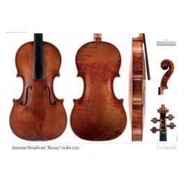 Poster Stradivari violin "Kruse" 1721