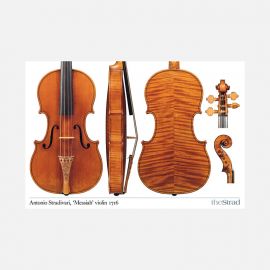 Poster Stradivari violin "Messiah" 1716