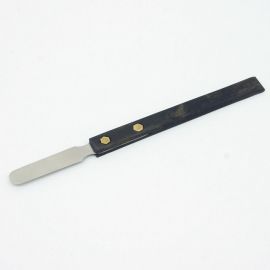 Spatula blade flexible 18/10 stainless steel, handle ebony, blad