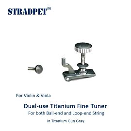 Fine Tuner Titanium Loop&Ball, Dual-Use Vno/Vla, Gun Gray