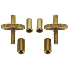 Bridge Adjustment Screws, Brass, Set