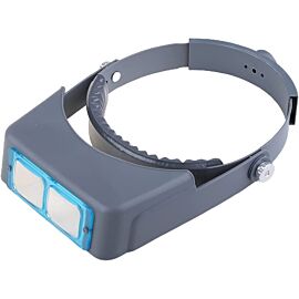 Visor with 4 magnifying glasses