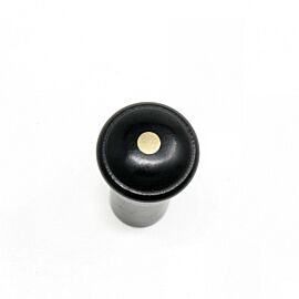 Endbutton Violin Ebony Small Brass Eye Ø 9.5mm