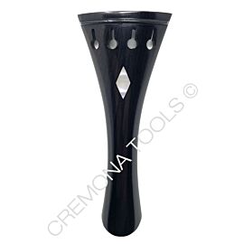 Tailpiece Violin French Ebony Pearl Rhombus