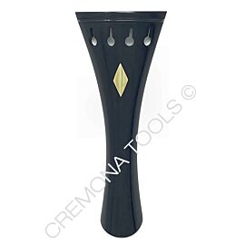 Tailpiece Violin French Ebony Brass Rhombus