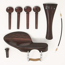 Set Violin Standard Rosewood, Round Tp + tailgut