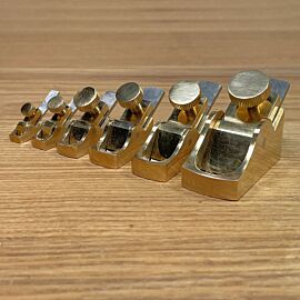 Flat sole brass finger planes